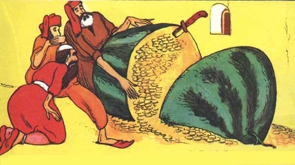 "Üç qarpız toxumu" nağılı