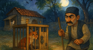 Tülkü və canavarlar nağılı — hiylə və cəza